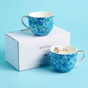 Lily Pulitzer Ceramic Mugs (set of 2)